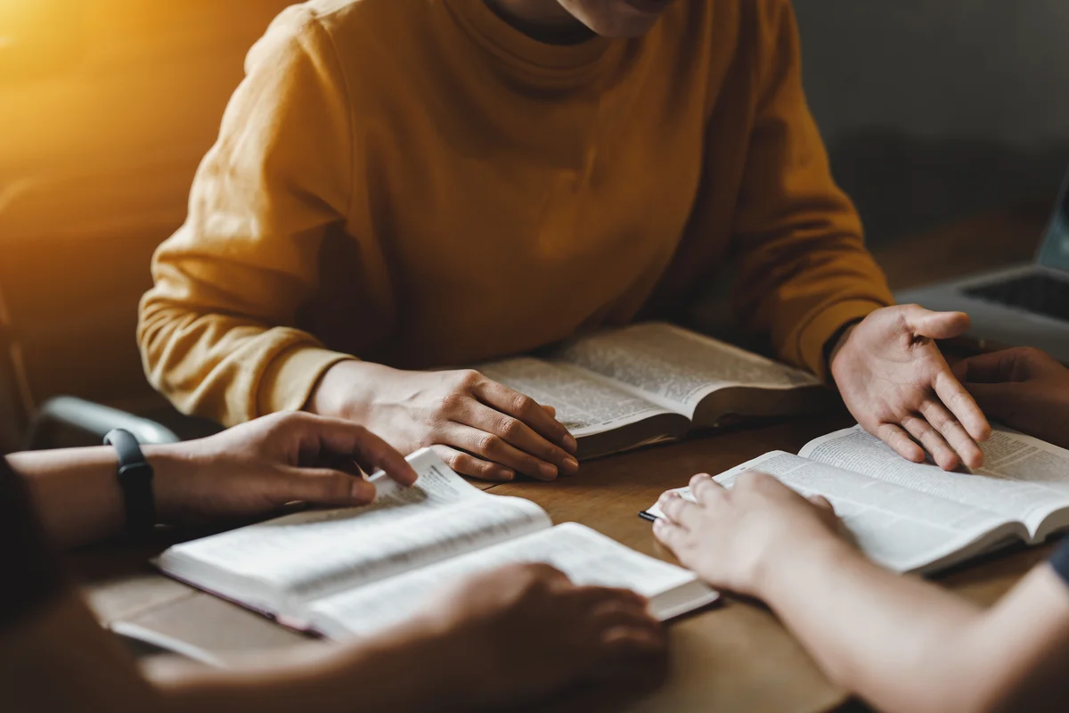 Studying the Bible together
