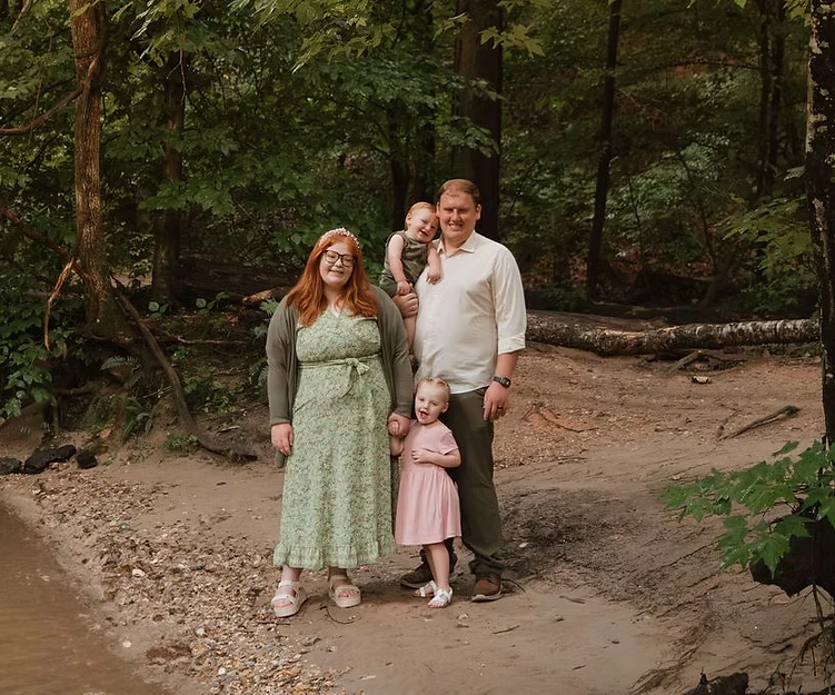 Taylor and Lynsey Cranfill with their family